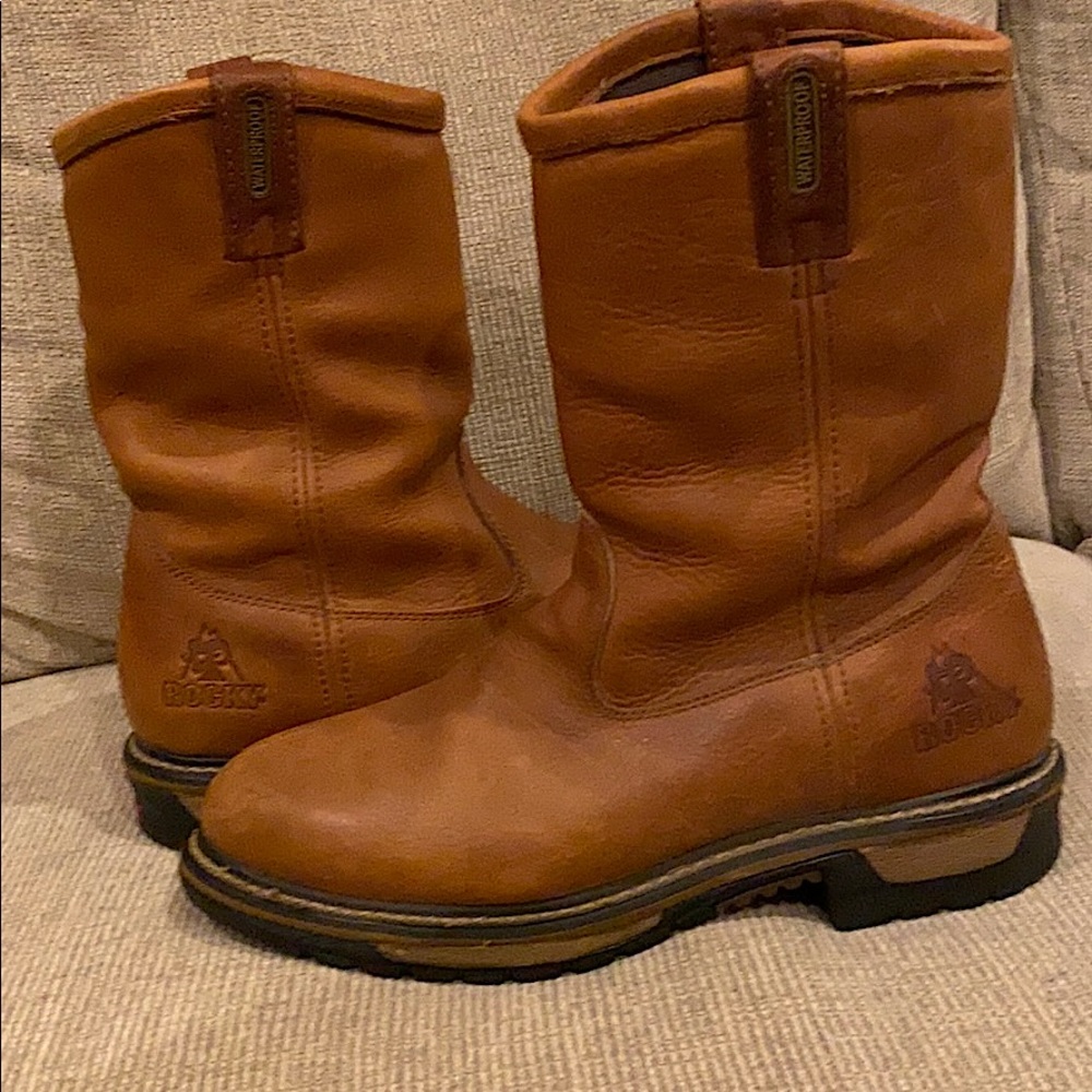 Men’s Rocky Waterproof Boots Size 10.5